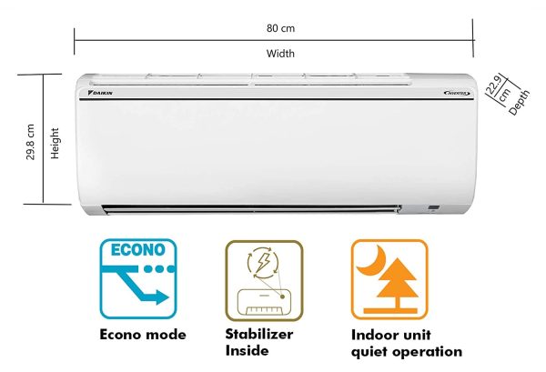 Daikin 1 Ton 5 FTKM35 Inverter Split AC 5 Star Standard Series - Image 4