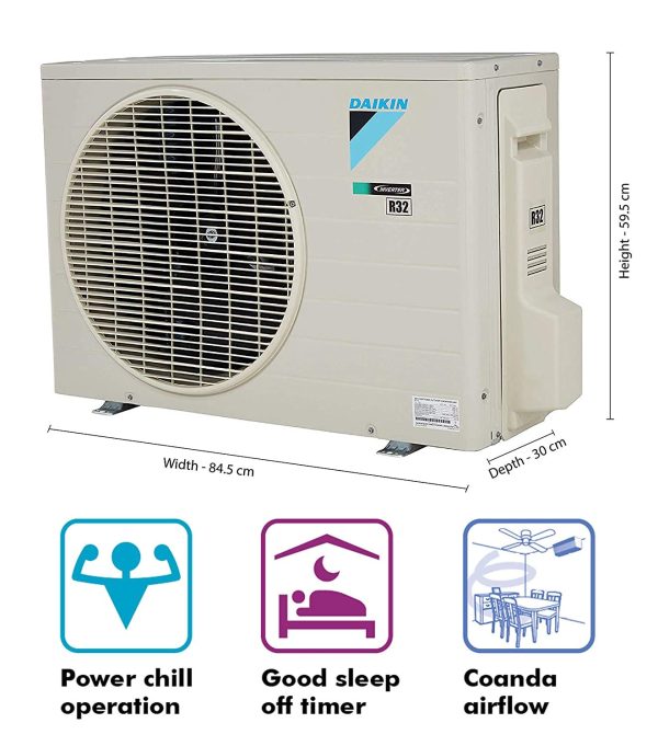 Daikin 1.8 Ton 4 Star FTKT60 Inverter Split AC Super Summer Series - Image 4