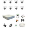 Hikvision 8 Dome camera Full Set Up Combo Kit