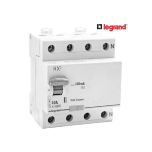 LEGRAND 40A - 100MA - FOUR POLE - RX3 RCCB