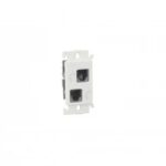 LEGRAND MYLINC TELEPHONE SOCKET - DOUBLE RJ11 - 1 MODULE