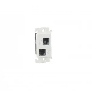 LEGRAND MYLINC TELEPHONE SOCKET - DOUBLE RJ11 - 1 MODULE